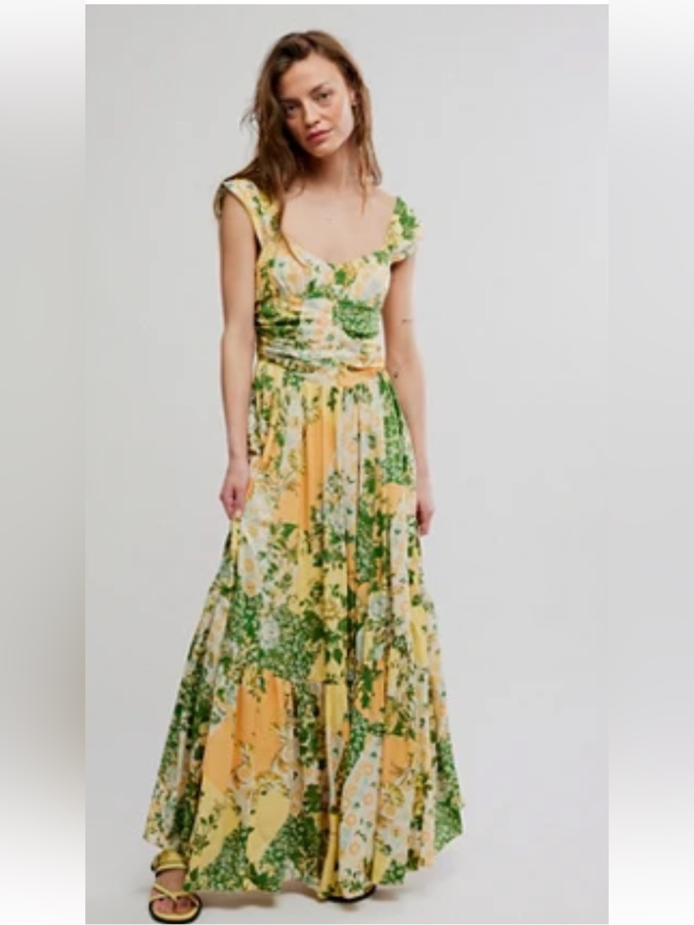 New with tags Free People floral maxi dress